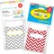 Barker Creek Chevron Peel & Stick Library Pockets Set, Multi-Design, 60/Set, PK60 3852 - alternate 2